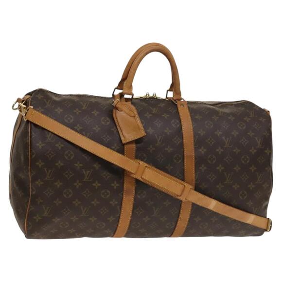 LOUIS VUITTON Monogram Keepall Bandouliere 55 Boston Bag M41414 - Picture 1 of 16